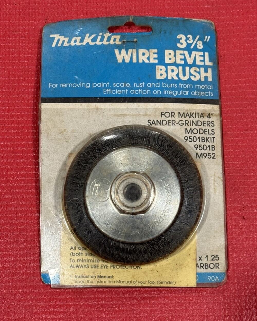 NEW MAKITA WIRE BEVEL BRUSH 3-3/8" WIRE WHEEL